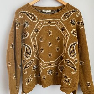 Madewell Paisley Sweater